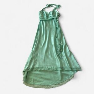 BCBGMaxAzria Mint Green High Low Dress
